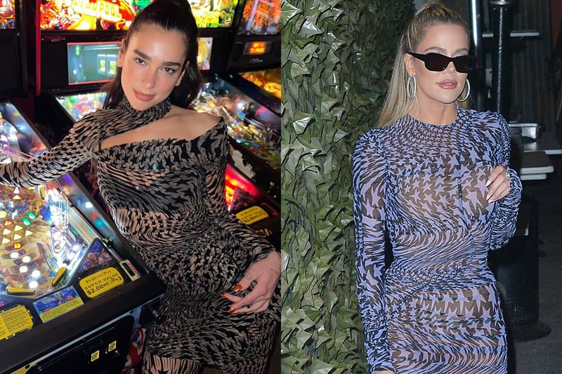 Dua Lipa Khloe Kardashian Wear Same Mugler Look Hypebae