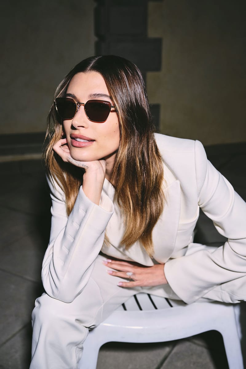 Vogue best sale white sunglasses