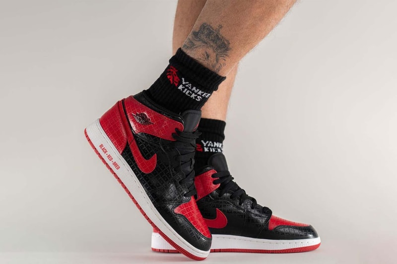 jordan 1 bred mid on feet