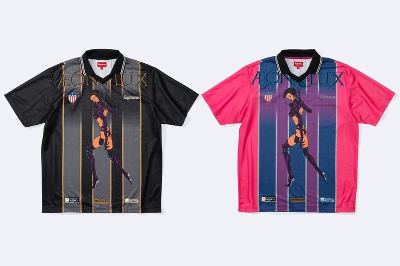 ウェア Supreme Aeon Flux Soccer Jersey 22ss Supreme Aeon Flux Soccer Jersey (SS22) - $110