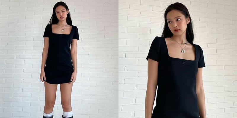 BLACKPINK ジェニー着用★EN OR★韓国★WRINKLED SHIRRING DRESS BLACKPINK ジェニー着用☆EN OR☆韓国☆WRINKLED SHIRRING DRESS