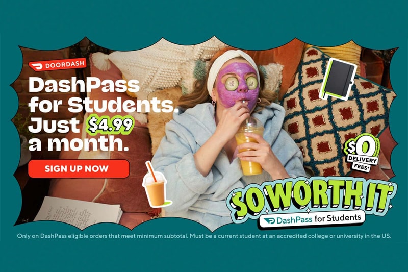 Doordash's DashPass for College Students Is Here Hypebae