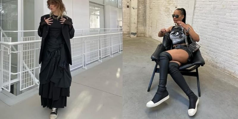 Rick owens store womens boots