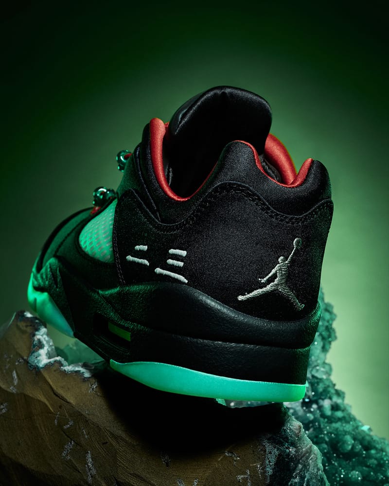 美品 NIKE JORDAN 5 LOW CLOT JADE 5 LOW ラボ CLOT X Jordan 5 Retro Low 'Jade' - Air Jordan - DM4640 036 - black