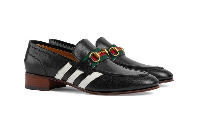 NEW GUCCI x ADIDAS™ WOMEN'S LEATHER HORSEBIT CLOG GUCCI 37.5
