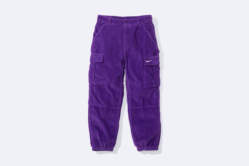 パンツ Supreme Nike Track Pant Purple Ssize Supreme x Nike Calça Track Purple - Droper