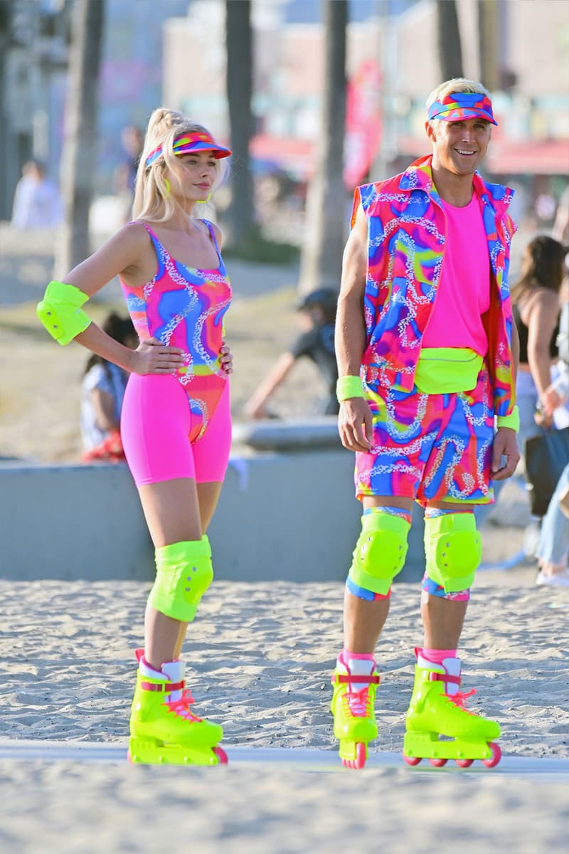 Margot Robbie, Ryan Gosling Spotted Filming 'Barbie' | HYPEBAE