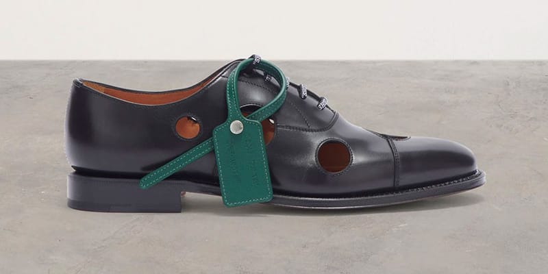 CHURCH’S OFF-WHITE Consul Meteor W オックスフォード Off-White x Church's Meteor-holes Leather Oxford Shoes