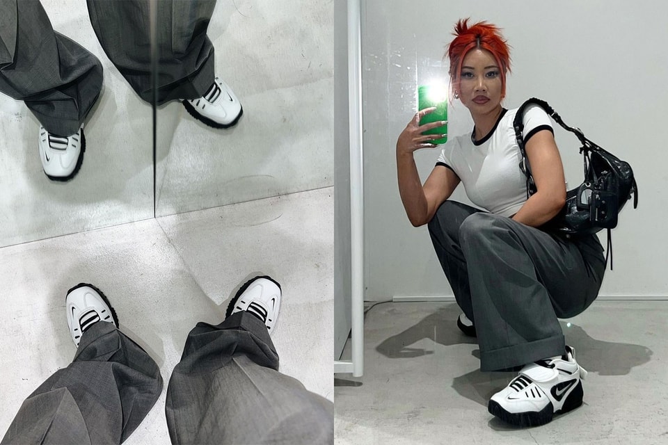 Nike ambush top on feet