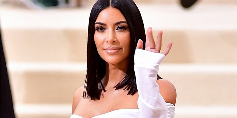 Kim Kardashian Debuts Side Part Hairstyle | Hypebae