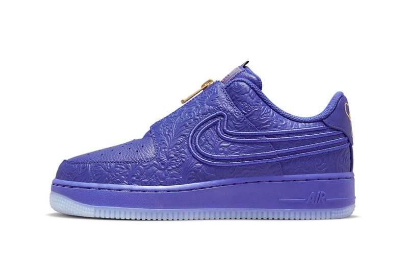 Purple and gold air best sale force ones