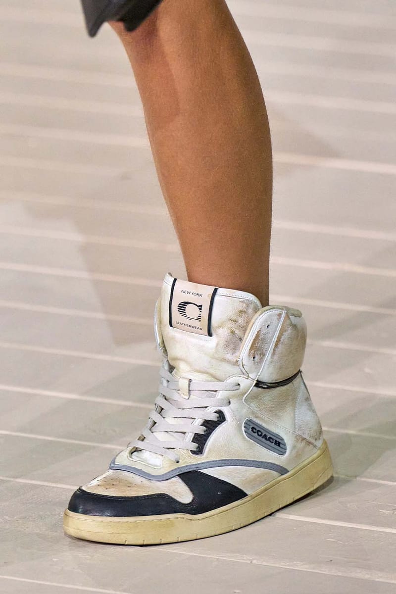 Coach Previews Scuffed High Top Sneaker Hypebae