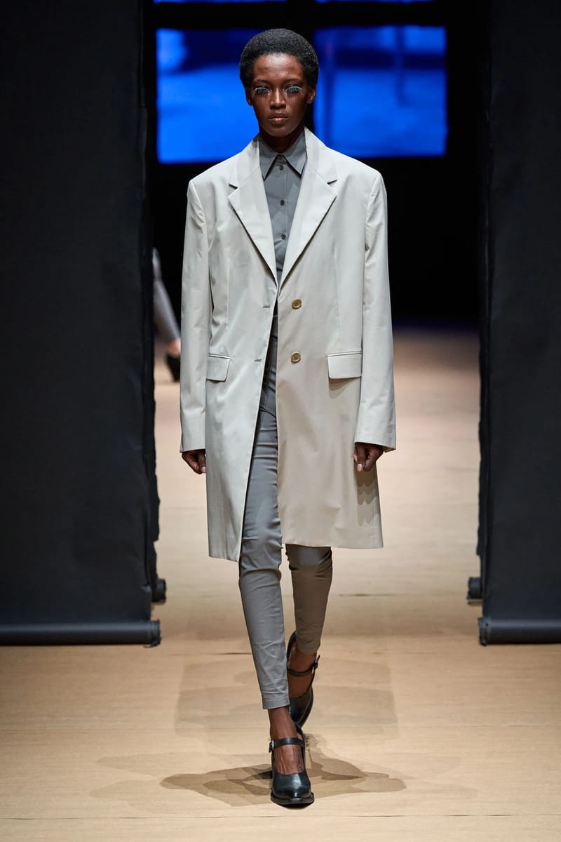 Prada SS23: Extra-Heavy Falsies, Slits, Skinny Pants | Hypebae