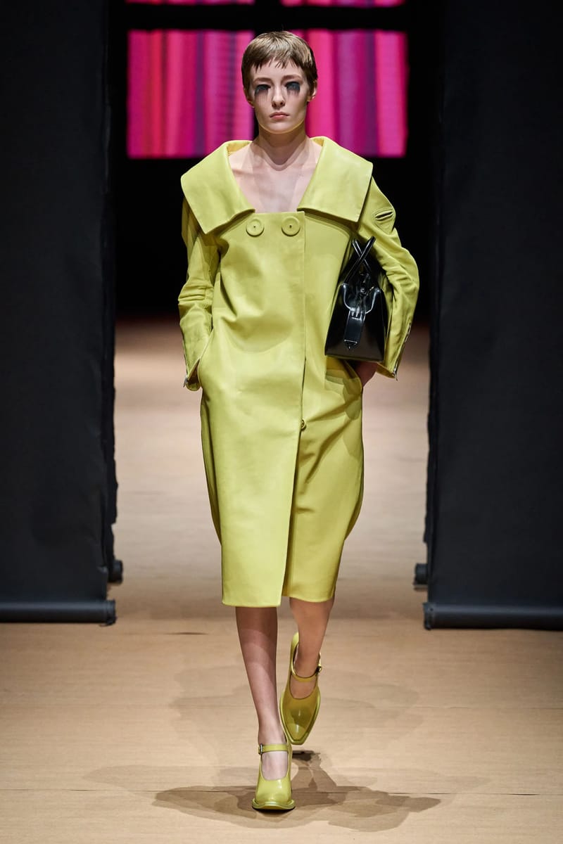 Prada SS23: Extra-Heavy Falsies, Slits, Skinny Pants | Hypebae