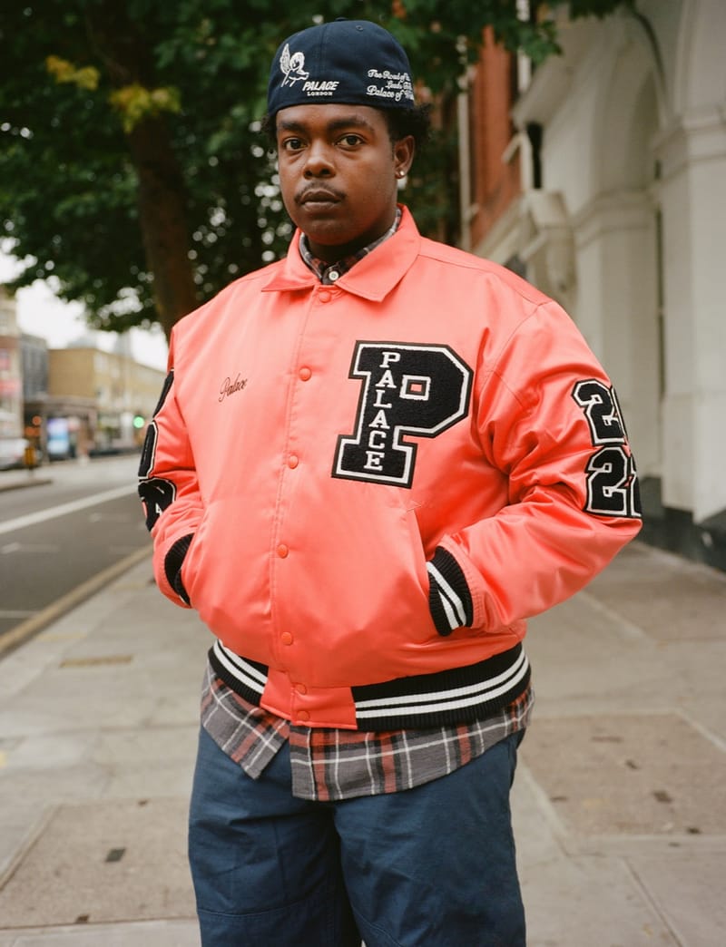 Palace clearance varsity jacket