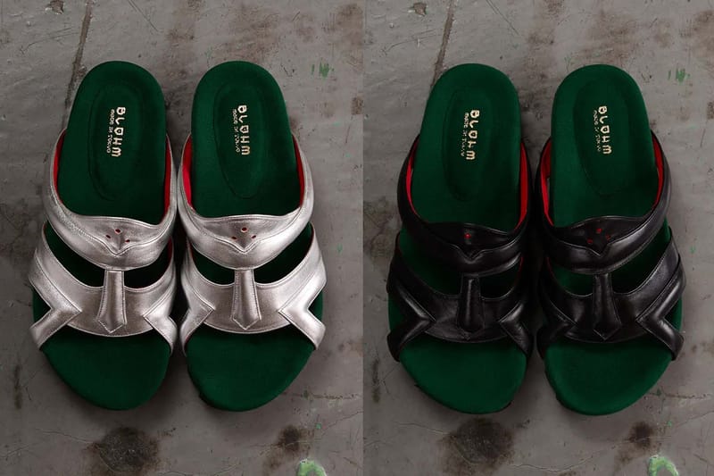 M&M エムアンドエム　SANDALS　GREEN　キムタク BLOHM TOKYO Releases MF DOOM Slide Sandal | Hypebae