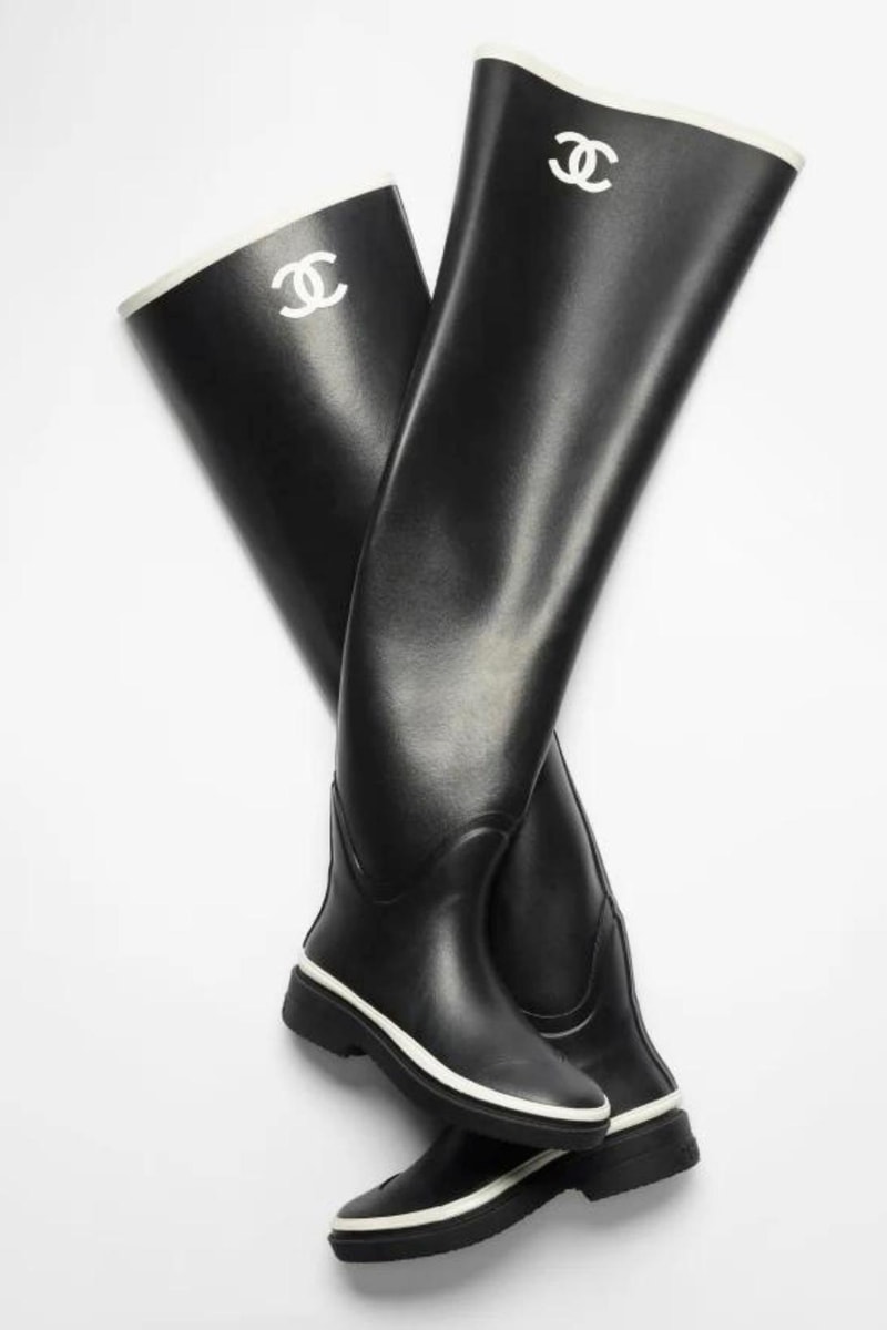 Chanel Releases Thigh High Rain Boot in 2 Colors | Hypebae