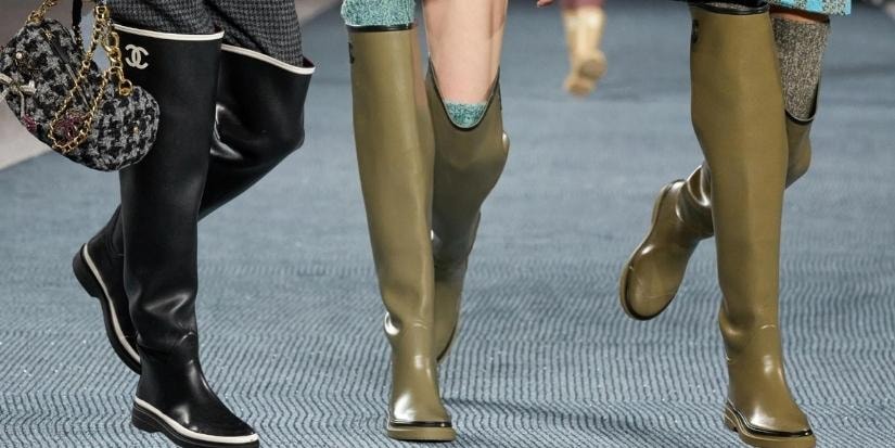 Chanel Releases Thigh High Rain Boot in 2 Colors | Hypebae
