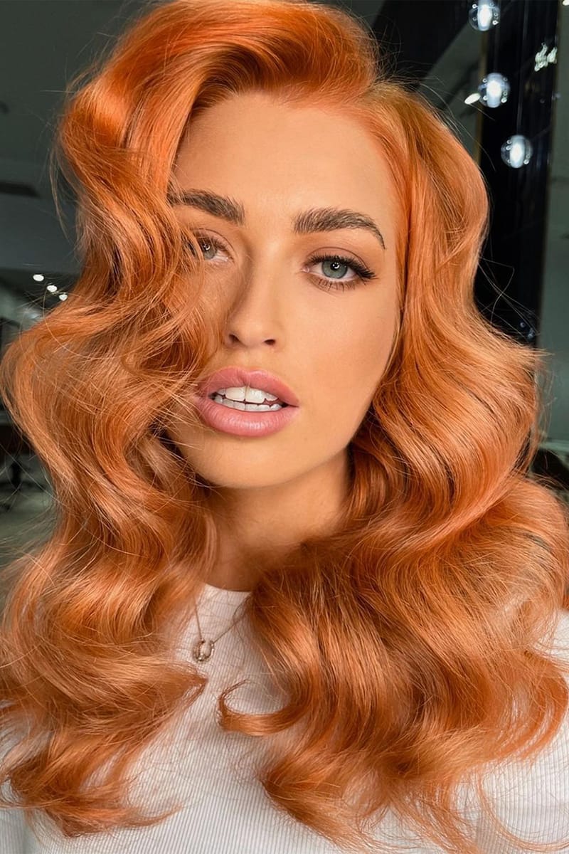 Orange discount hair dye