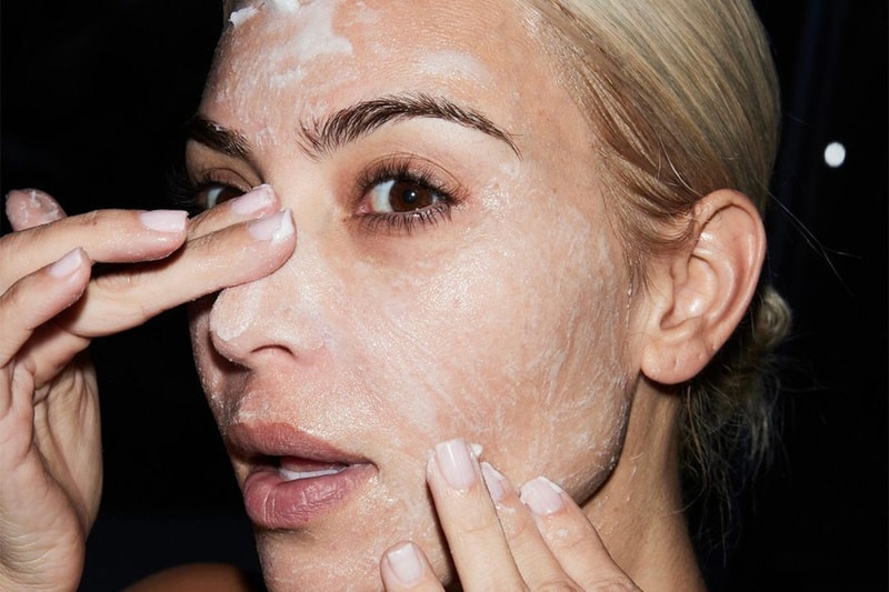 Kim Kardashian Acne Marks