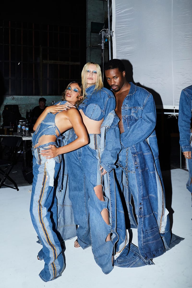 Retro outlet denim fashion
