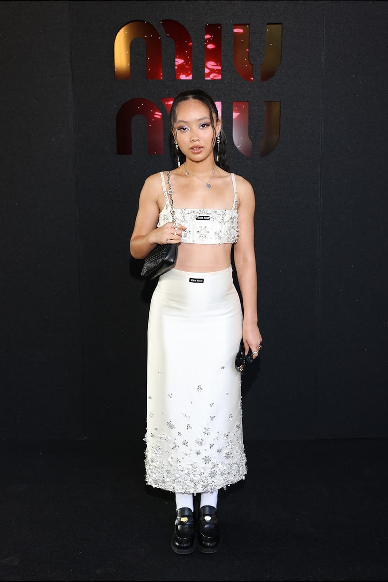 Miu Miu SS23 Front Row: Jang Won - Chloë Bailey - young