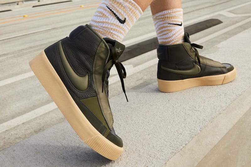 Nike blazer mid womens olive online