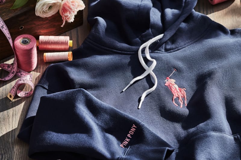 Ralph lauren pink pony sweatshirt hot sale