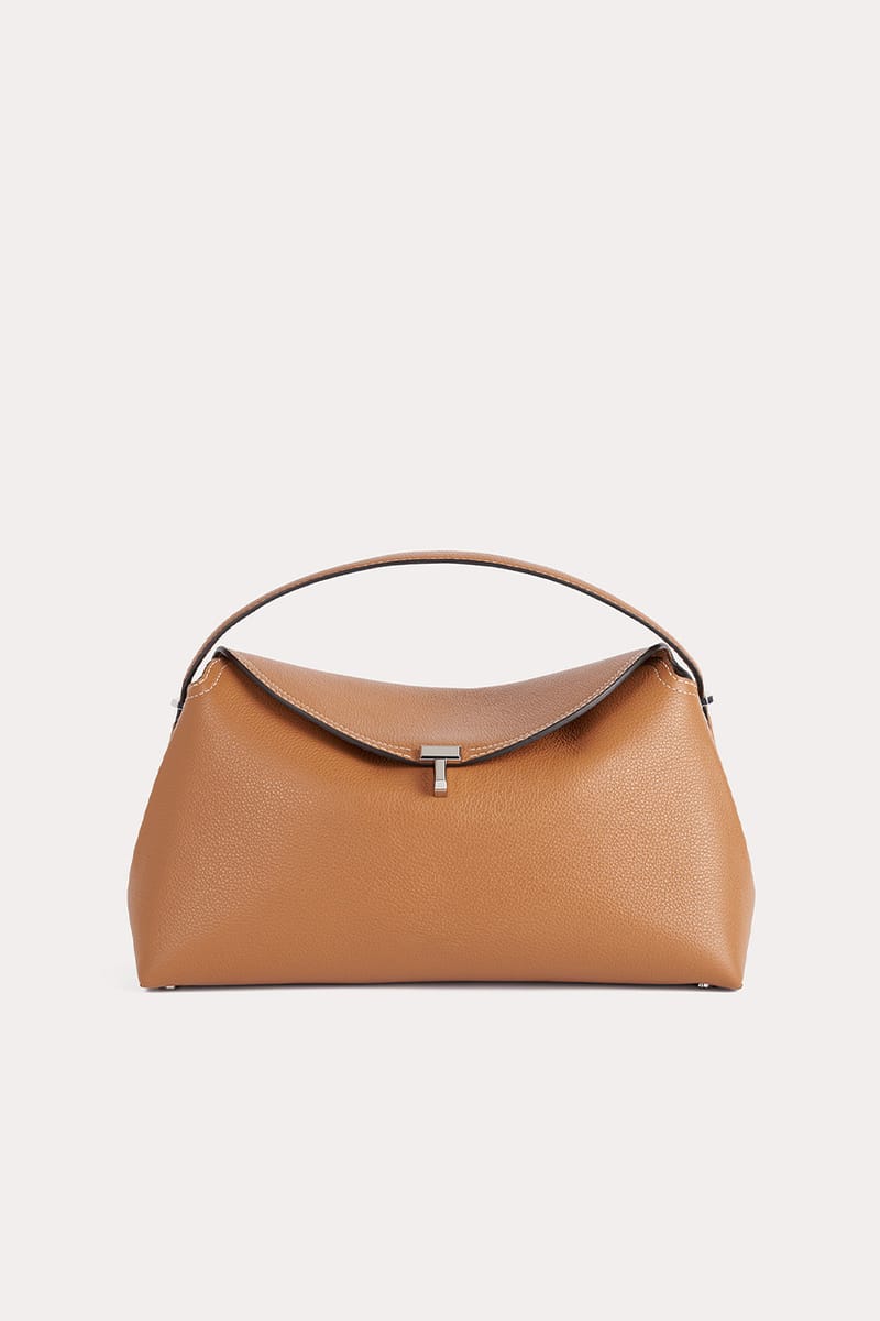 【TOTEME】T-Lock shoulder bag TOTEME T-Lock leather shoulder bag | NET-A-PORTER