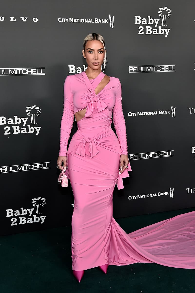 Kim Kardashian in Pink Balenciaga SS23 Dress | Hypebae