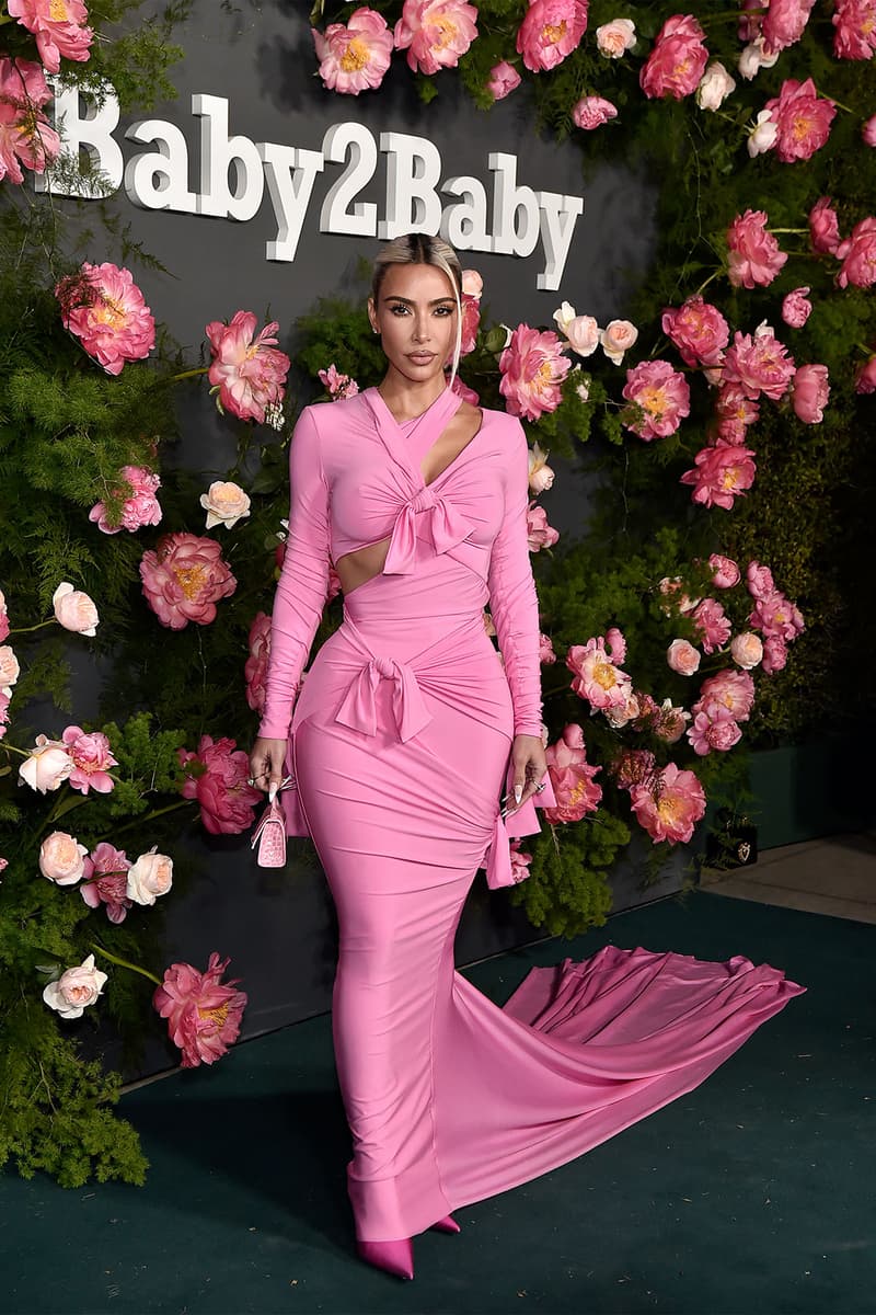 Fashion Nova Kim Kardashian Pink Dress Kim Kardashian Hot Pink Dress Fashion  2024 Nova
