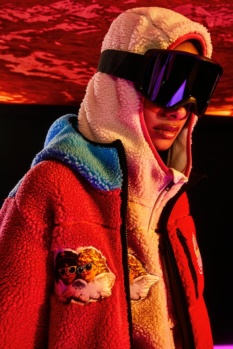 NAPAPIJRI 刺繍 ワッペンロゴ パファージャケット フーディー Fiorucci and Napapijri Release Second Collab | Hypebae