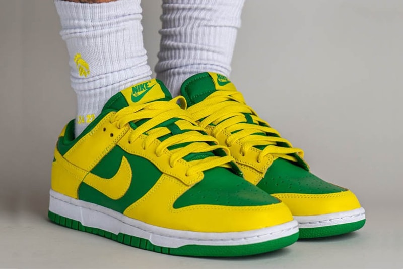 Nike Dunk Low "Reverse Brazil" Images, Release Hypebae