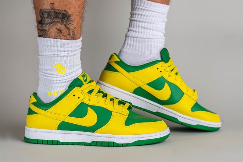 Nike Dunk Low "Reverse Brazil" Images, Release | Hypebae