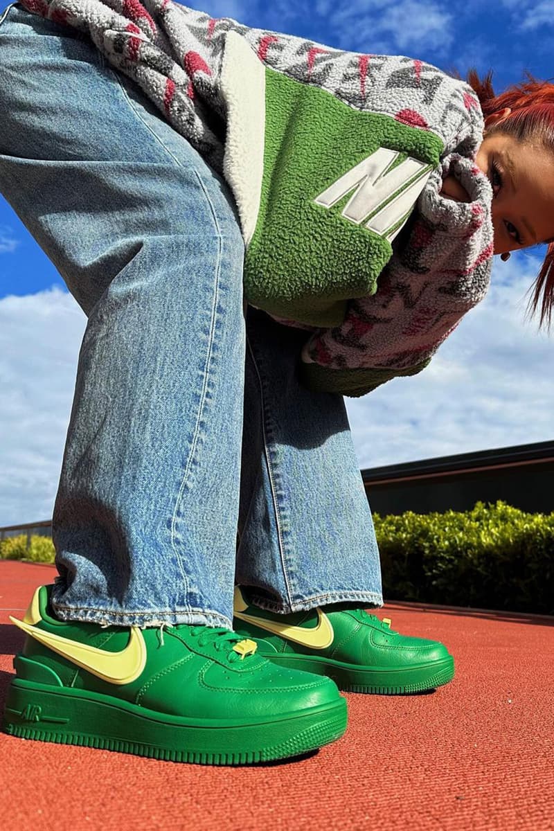 air force 1 yellow tick