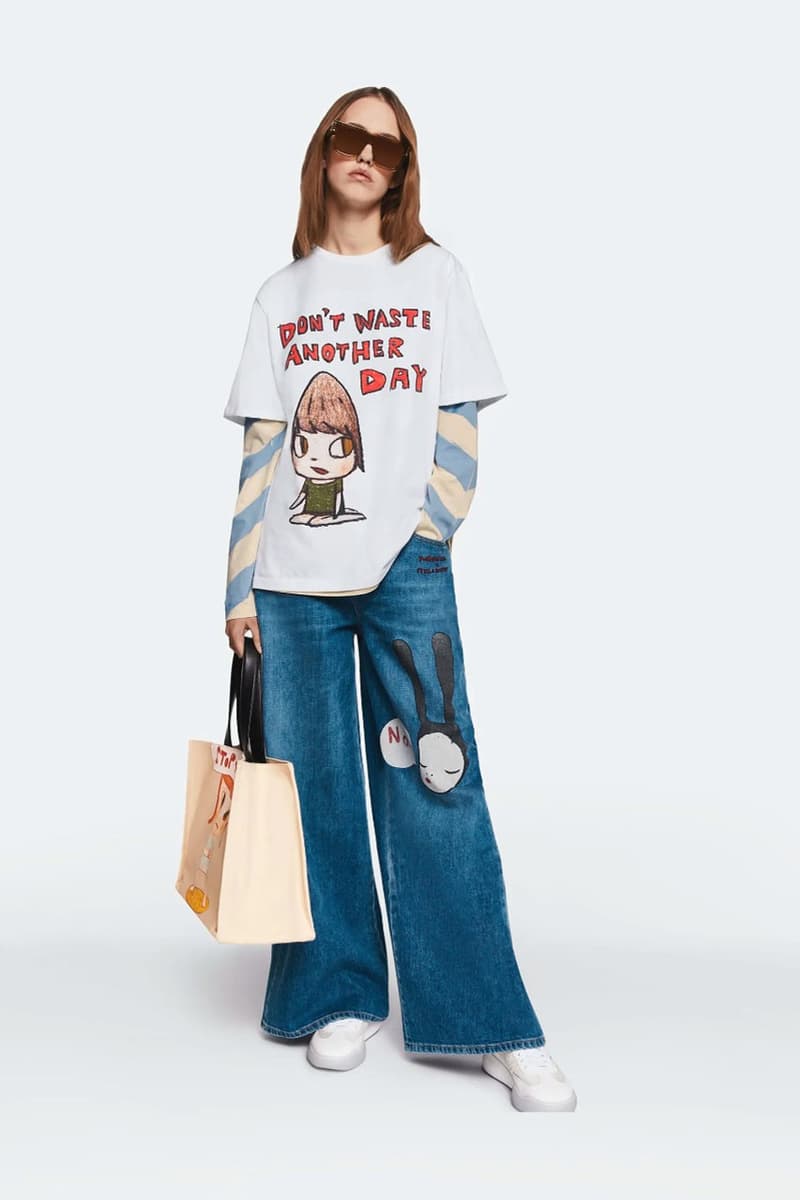 Yoshitomo Nara × Stella McCartney Tシャツ Stella-McCartney-White-