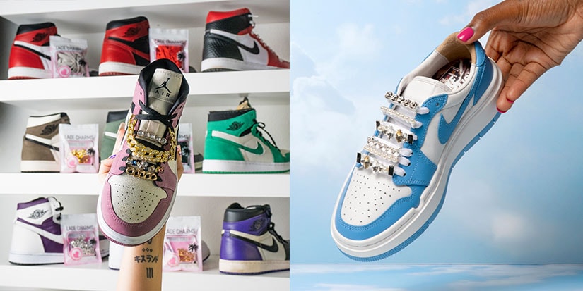 nike charm sneakers