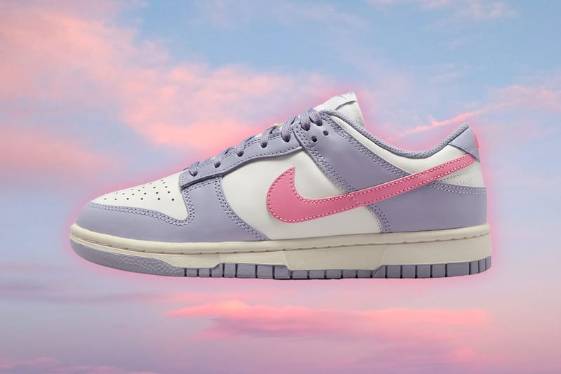 Pink and purple store nike sneakers