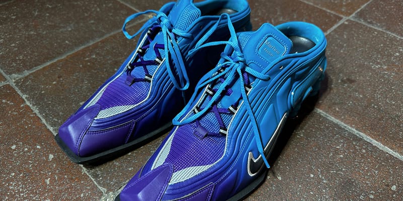 Martine Rose x Nike Shox MR4 Blue Colorway Info | Hypebae