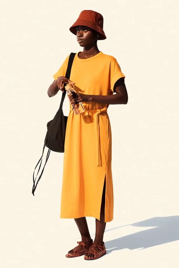 Uniqlo clearance yellow dress