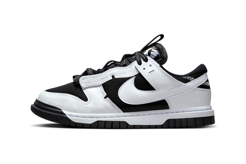 Nike dunk white and black clearance