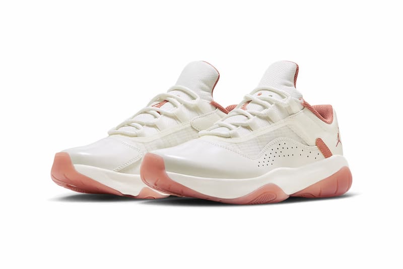 Rose gold jordan clearance 11