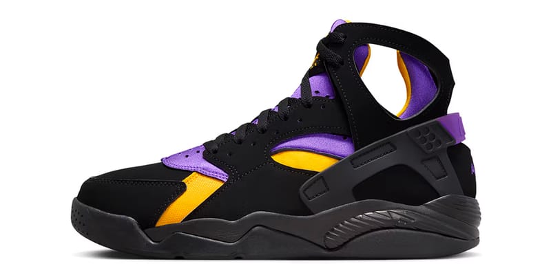 Huaraches purple discount and black