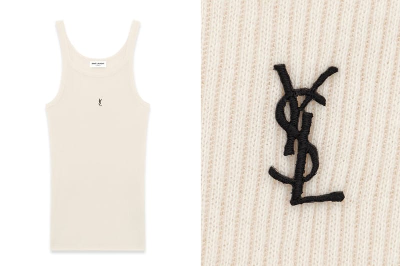 Saint Laurent Releases $500 White Tank Top | Hypebae