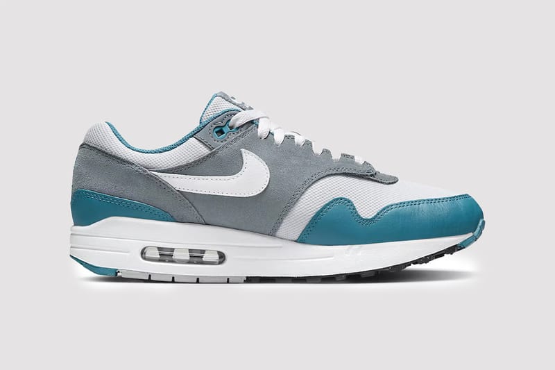 Nike air max 1 anniversary white outlet / aqua / neutral grey