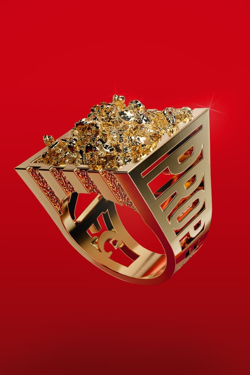 KFC and Proper Launch Gold Popcorn Chicken Ring | Hypebae