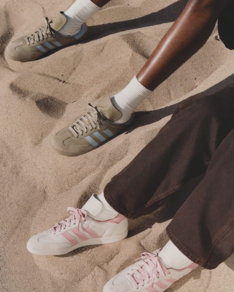 Adidas pharrell cheap white and pink