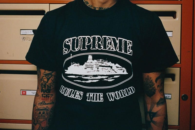 Supreme rolex outlet shirt