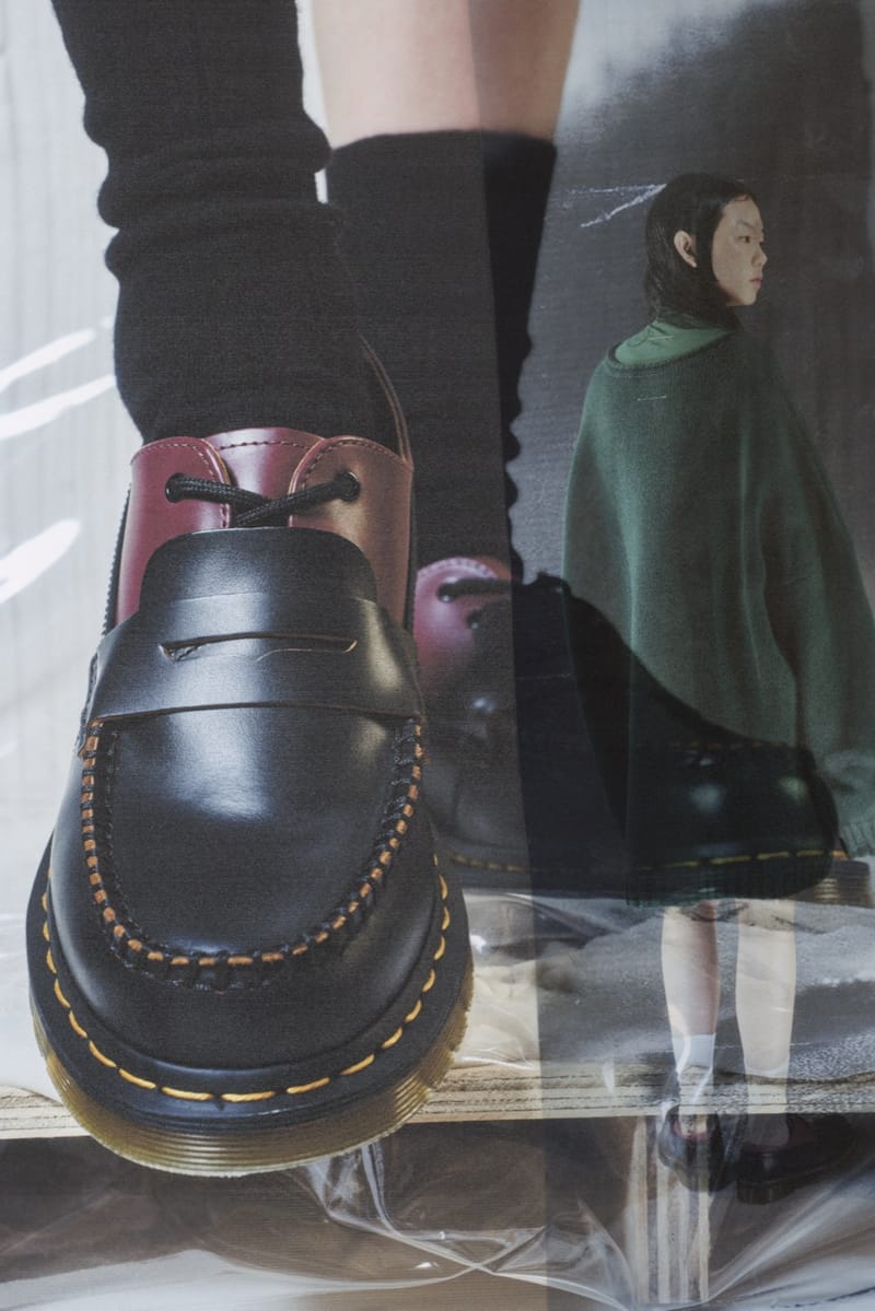 新品】MM6 × Dr.Martens 1461 PENTON ローファー ローファー