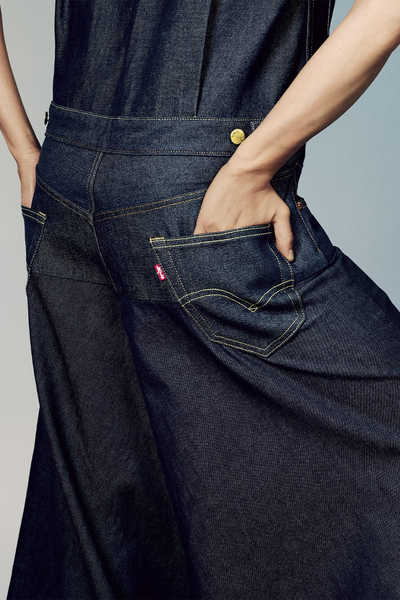 【本物保証 /関税・送料無料】sacai x LEVI'S Women's Jump Suit Levi's® X Sacai Women's Denim Jumpsuit - Dark Wash | Levi's® US